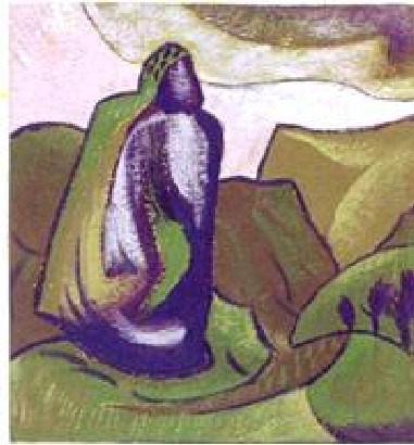 Figure in the Hills